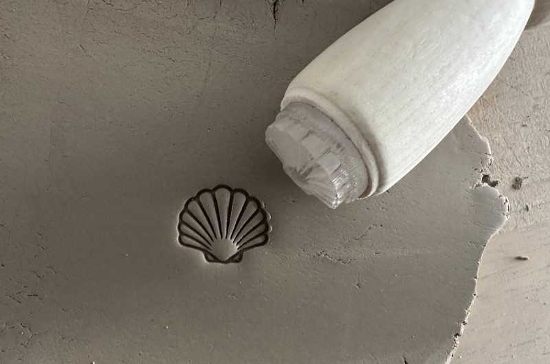 Shell Pottery Stamp
