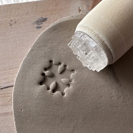 Occitan cross Pottery Stamp