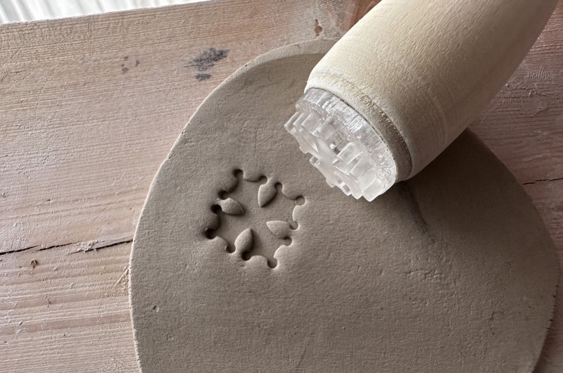 Occitan cross Pottery Stamp