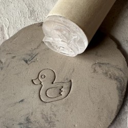 Duck Pottery Stamp
