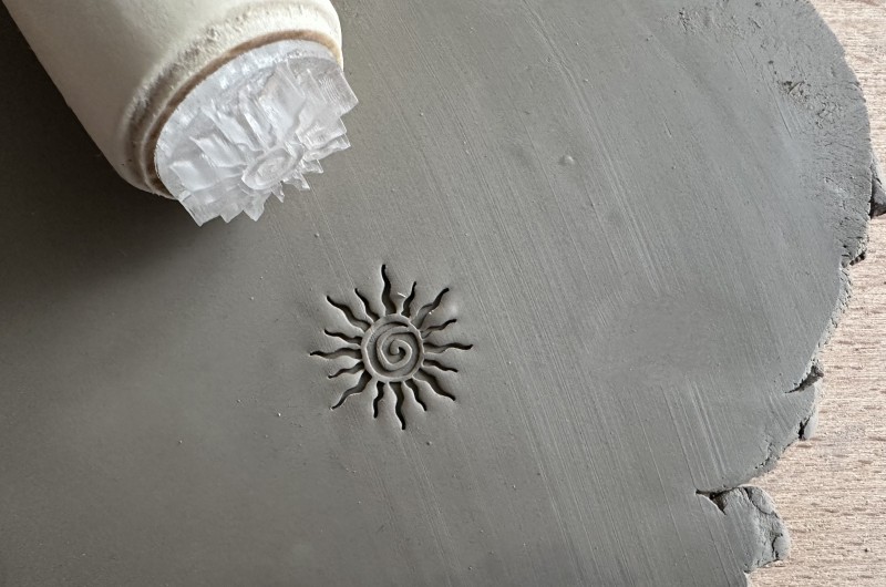 Tribal Sun Pottery Stamp