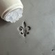 Fleur-de-lis Pottery Stamp