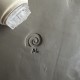 Personalized pottery stamp with initials and bee