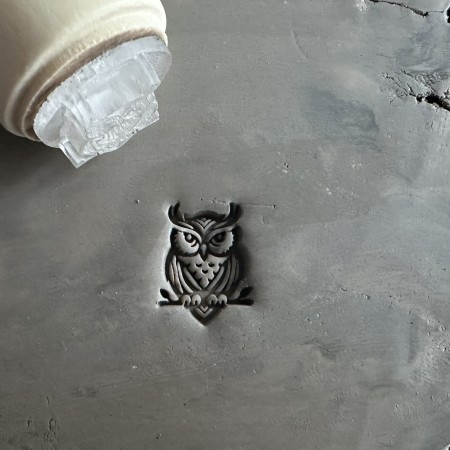Owl Pottery stamp