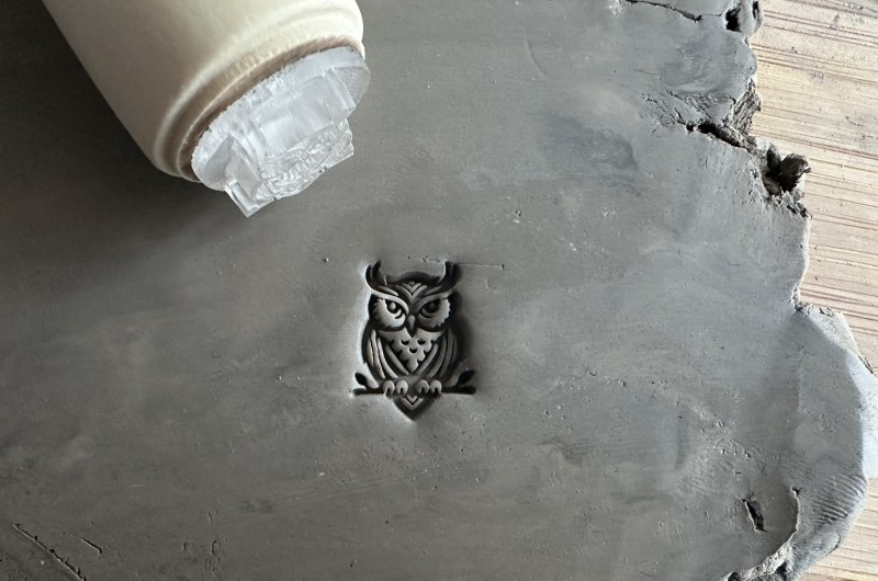 Owl Pottery stamp