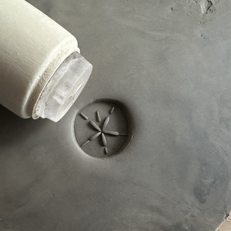 Sand Dollar Pottery Stamp