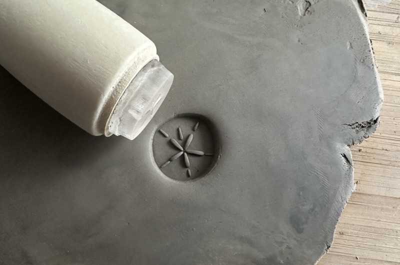 Sand Dollar Pottery Stamp