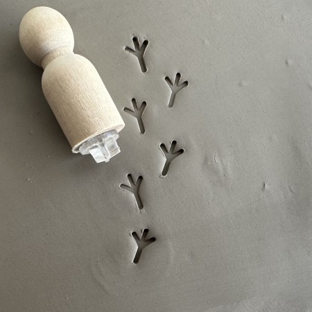 Bird's feet Pottery Stamp