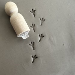 Bird's feet Pottery Stamp