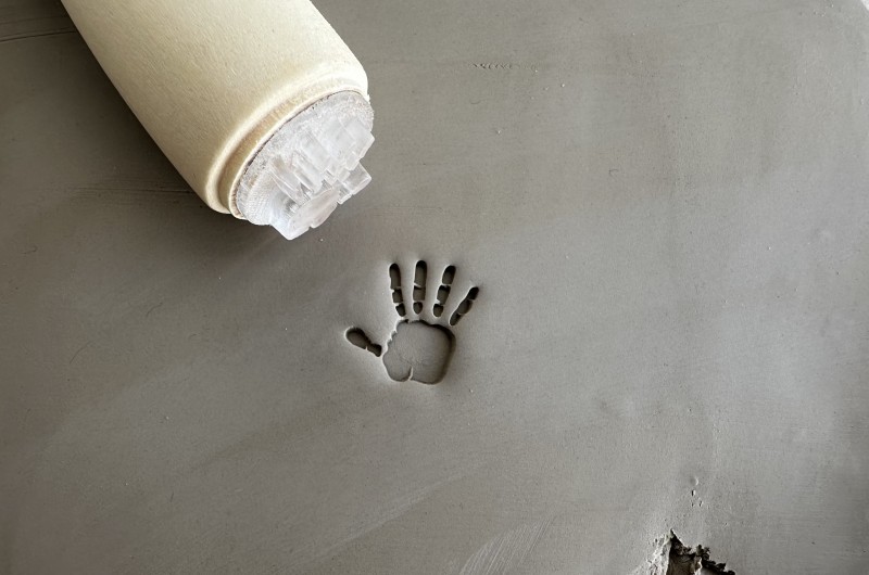 Hand pottery stamp