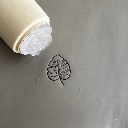 Monstera Pottery Stamp
