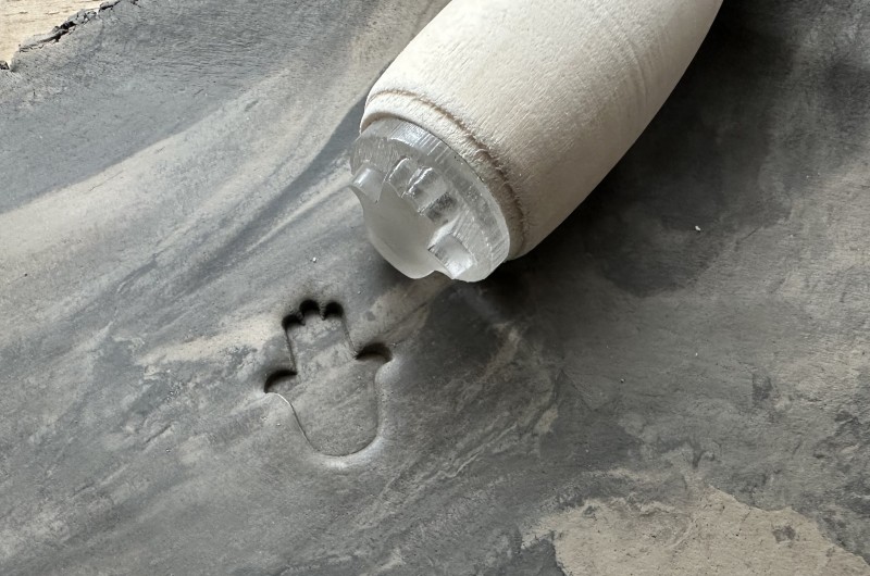 Fatma hand pottery stamp