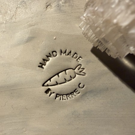 Personalized Pottery Stamp with Carrot
