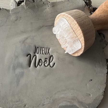 Joyeux Noël Pottery Stamp