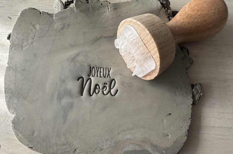 Joyeux Noël Pottery Stamp