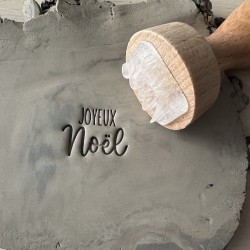Joyeux Noël Pottery Stamp