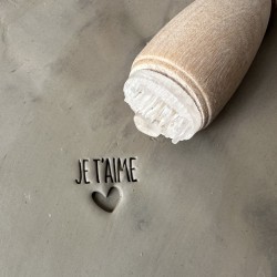 Je t'aime Pottery Stamp