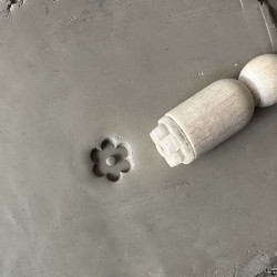 6 Petals Flower Pottery Stamp