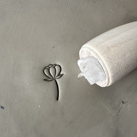Flower Pottery Stamp