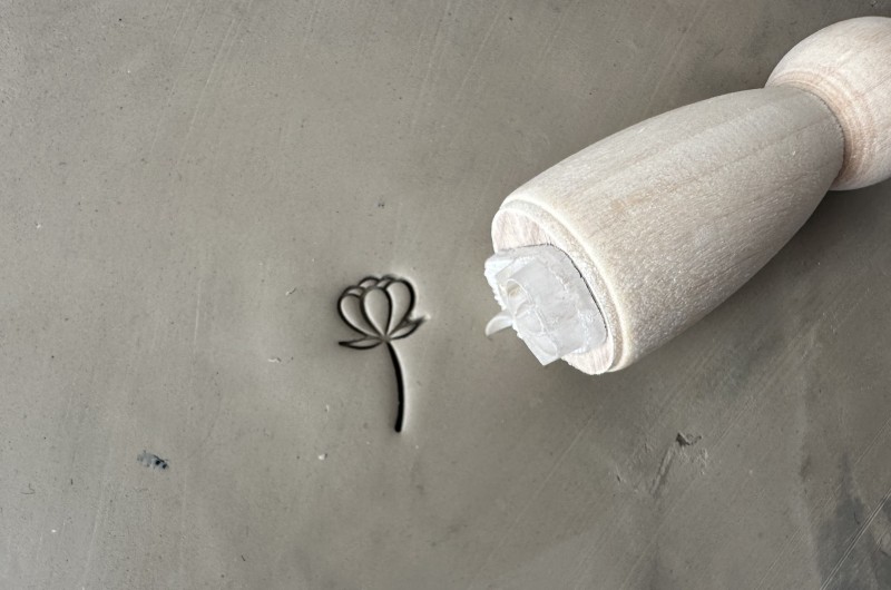Flower Pottery Stamp