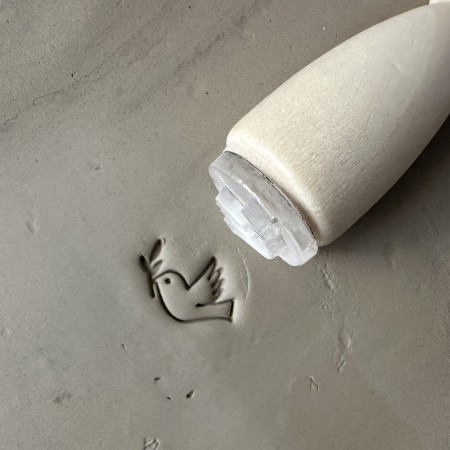 Dove Pottery Stamp