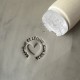 Personalized pottery stamp with heart