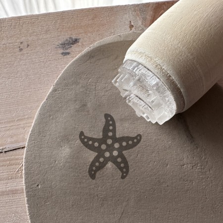 Starfish Pottery Stamp