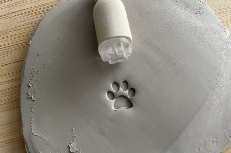 Paw Pottery Stamp