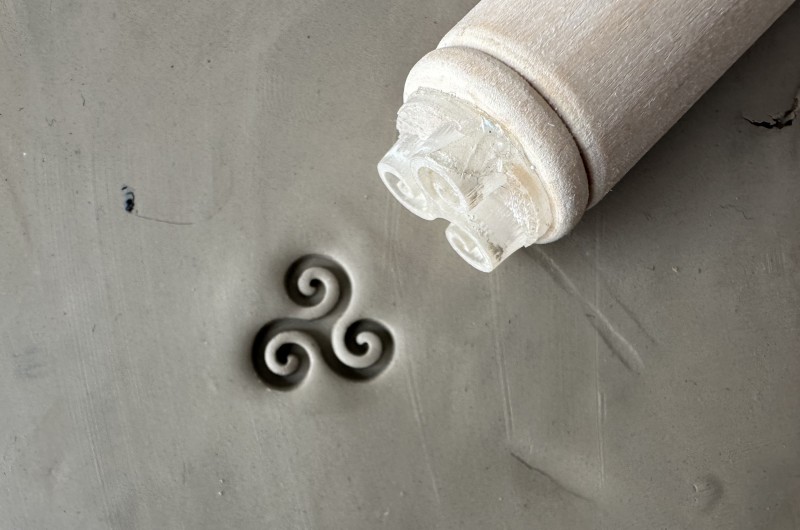 Triskel Pottery Stamp