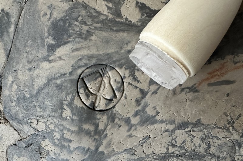 Not Foodsafe Pottery Stamp