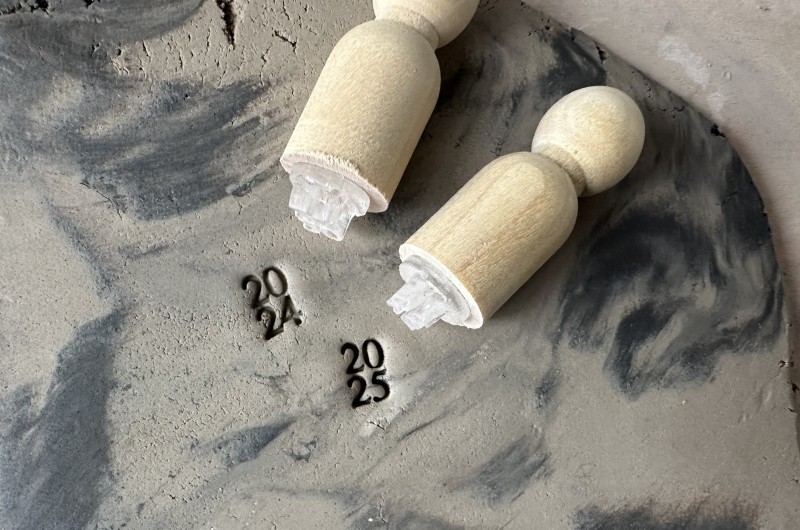 Year Pottery Stamp