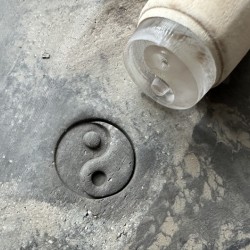 Yin Yang Pottery Stamp