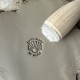 Personalized Pottery Stamp with Seashell