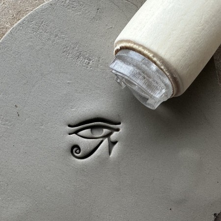Egyptian eye Pottery Stamp