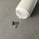 Personalized Pottery Stamp first name and leaf
