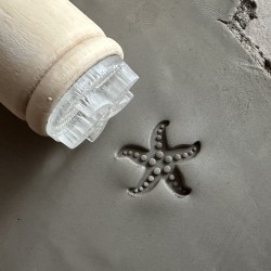 Starfish Pottery Stamp