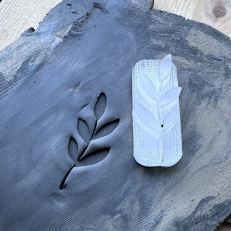 Flower Pottery Stamp