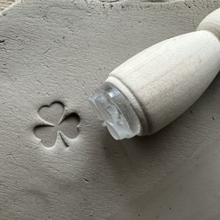 Clover Pottery Stamp