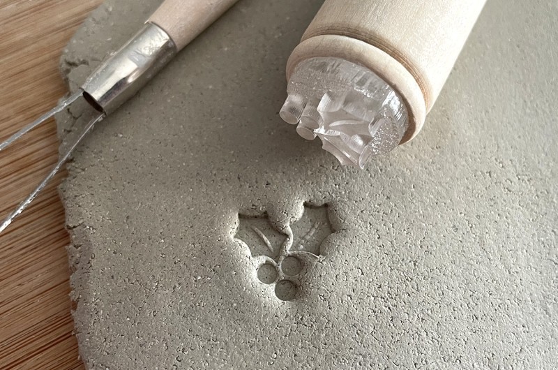 Holly Pottery Stamp