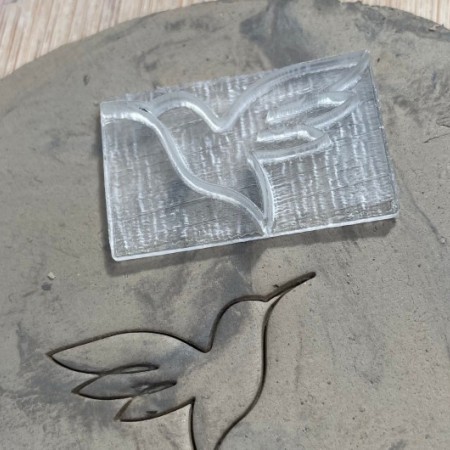 Hummingbird Pottery Stamp