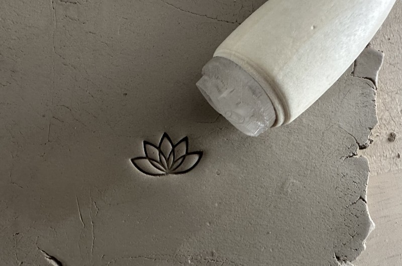 Lotus Pottery Stamp