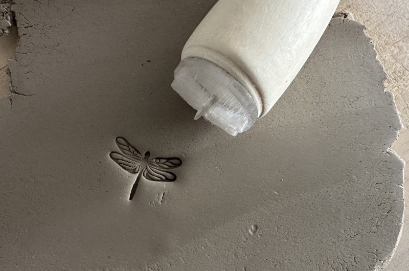 Dragonfly Pottery Stamp