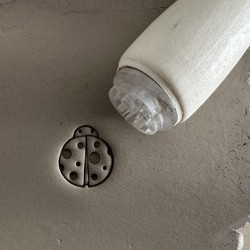 Ladybug Pottery Stamp