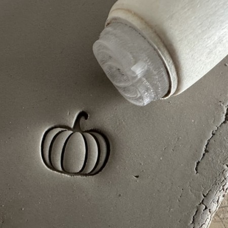 Pumpkin Pottery Stamp